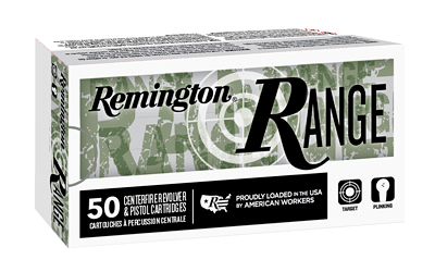 Remington Range 50-round handgun ammunition box