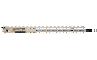 Tan AR-15 style rifle upper assembly