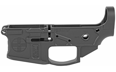 Gray AR-15 lower receiver frame