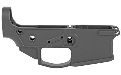 AR-15 lower receiver frame in gray