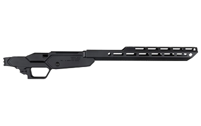 Black rifle chassis with extended handguard
