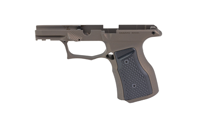 Polymer handgun frame without slide