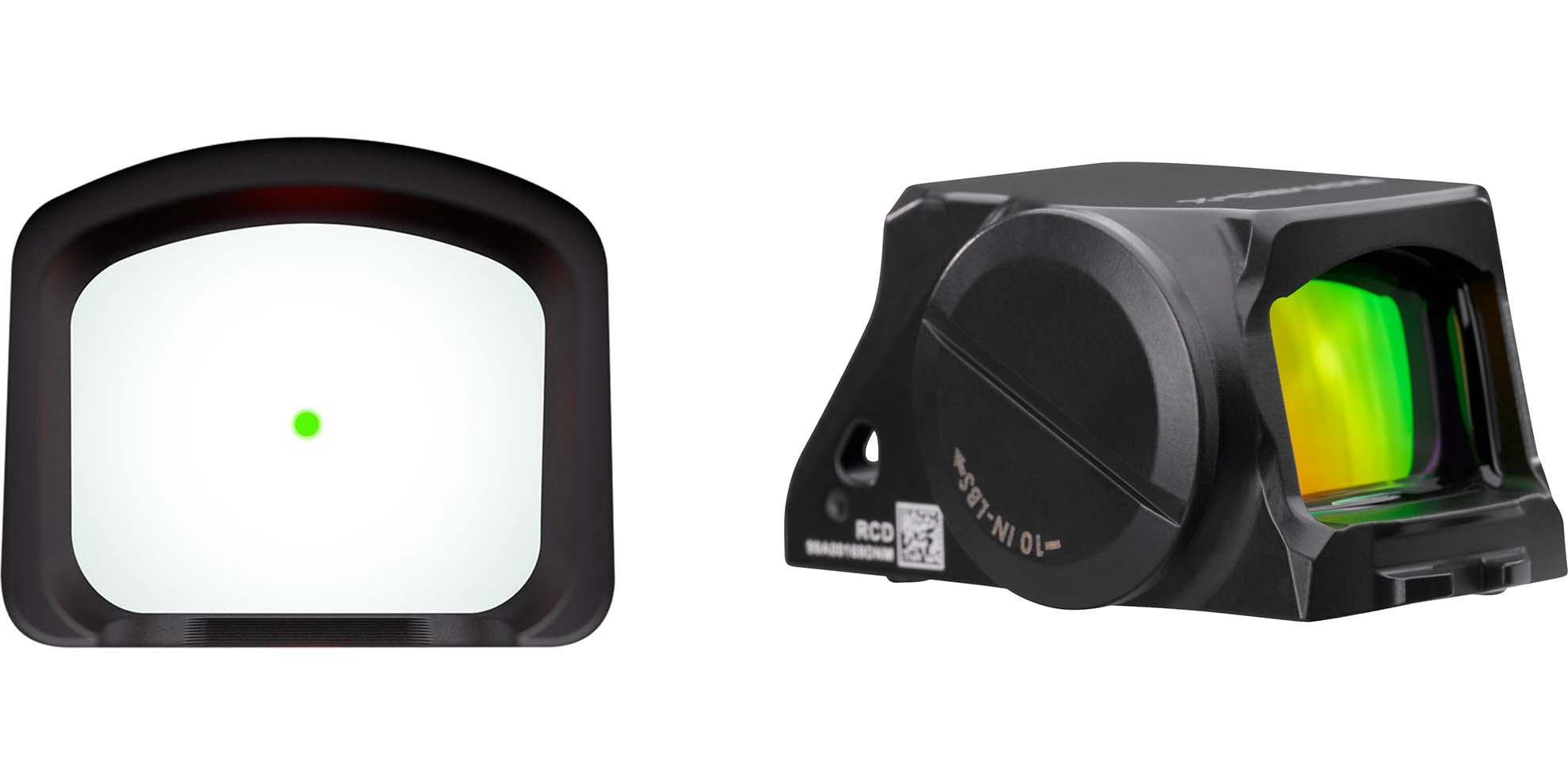 Compact reflex sight with green dot reticle