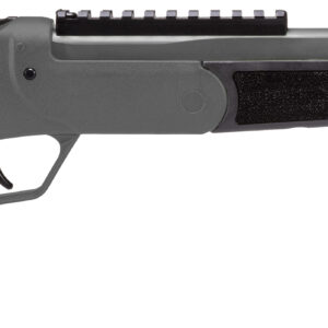 Single-shot pistol with long barrel and rail
