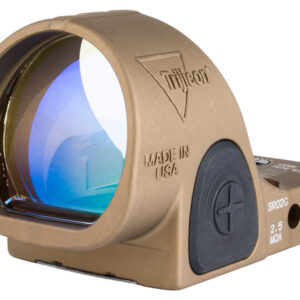 Tan Trijicon red dot reflex sight optic