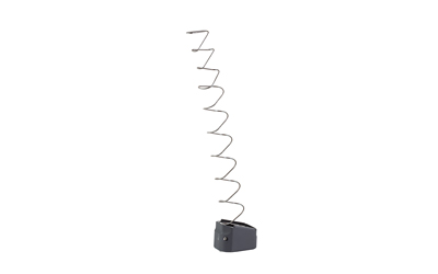 Portable radio with extended zigzag antenna