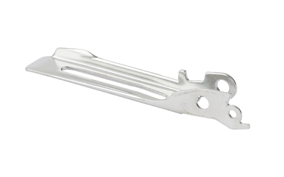 Metal mounting bracket with hook and holes