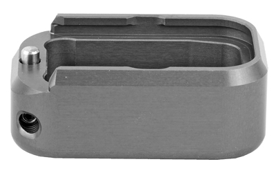 Machined aluminum magazine base plate extension