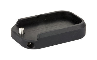 Black metal magazine base plate extension