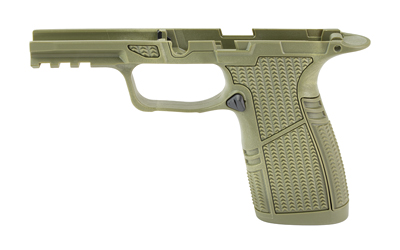 Olive drab polymer handgun frame