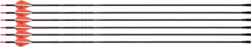 Eight red and black arrows aligned horizontally