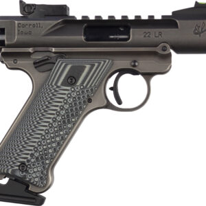 Close-up of .22 LR semi-automatic pistol