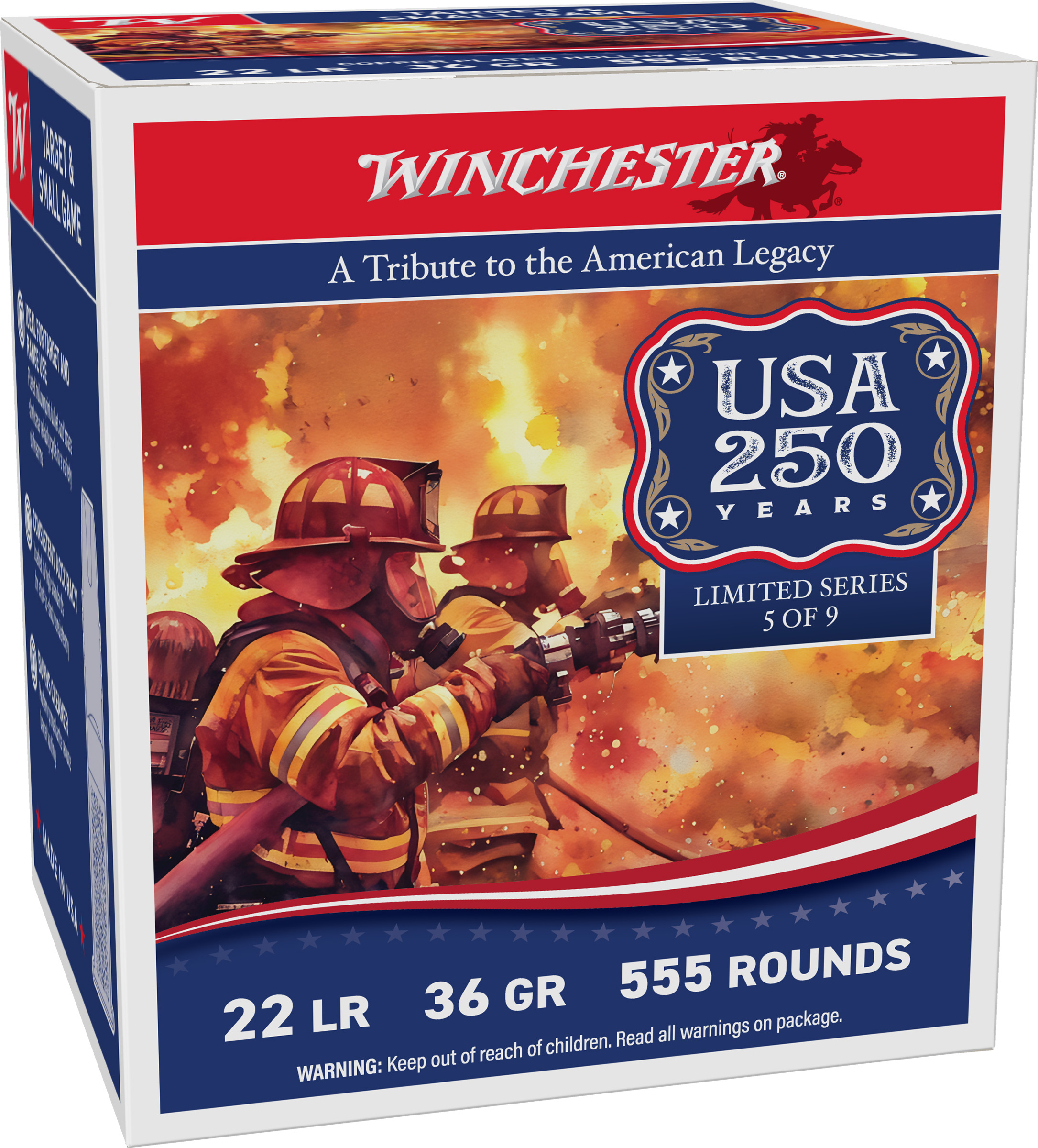 Winchester USA 250 Years 22 LR ammo box