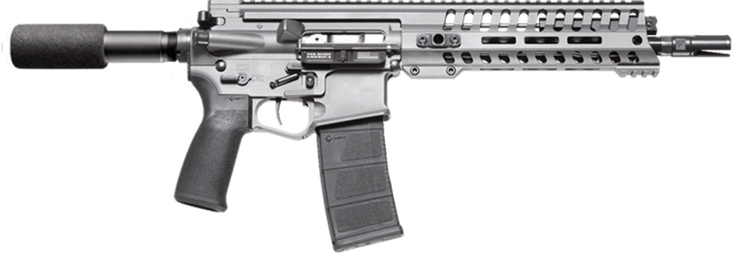 Modern semi-automatic rifle with detachable magazine