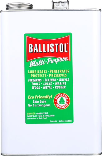 Ballistol multi-purpose oil one-gallon metal can