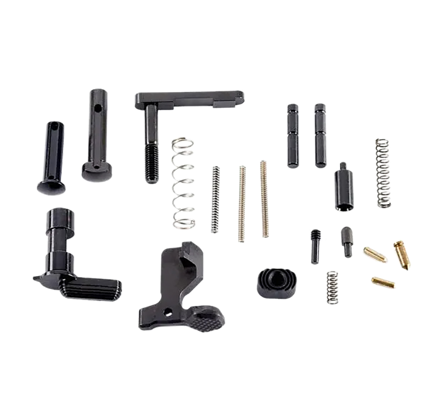 Assorted firearm lower receiver parts and springs