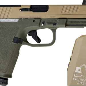 Two-tone Ruger 9mm semi-automatic pistol