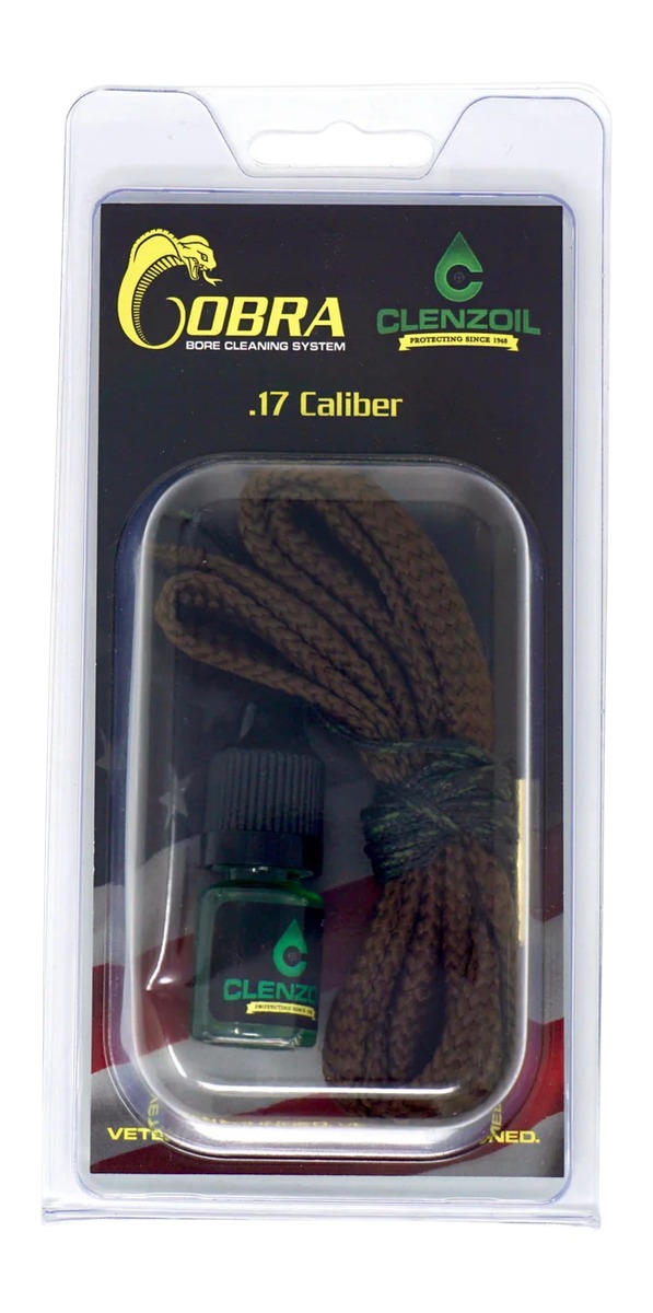 Cobra .17 caliber bore cleaning kit package