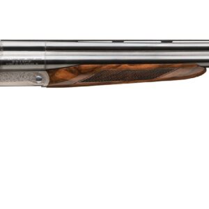 Double-barrel shotgun with wooden stock