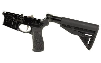 AR-15 lower receiver with adjustable stock