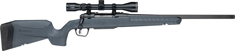Bolt-action rifle with mounted scope