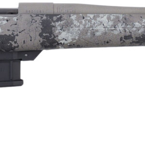 Camouflage bolt-action rifle with detachable magazine