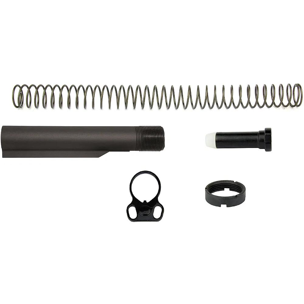 AR-15 buffer tube assembly with spring components