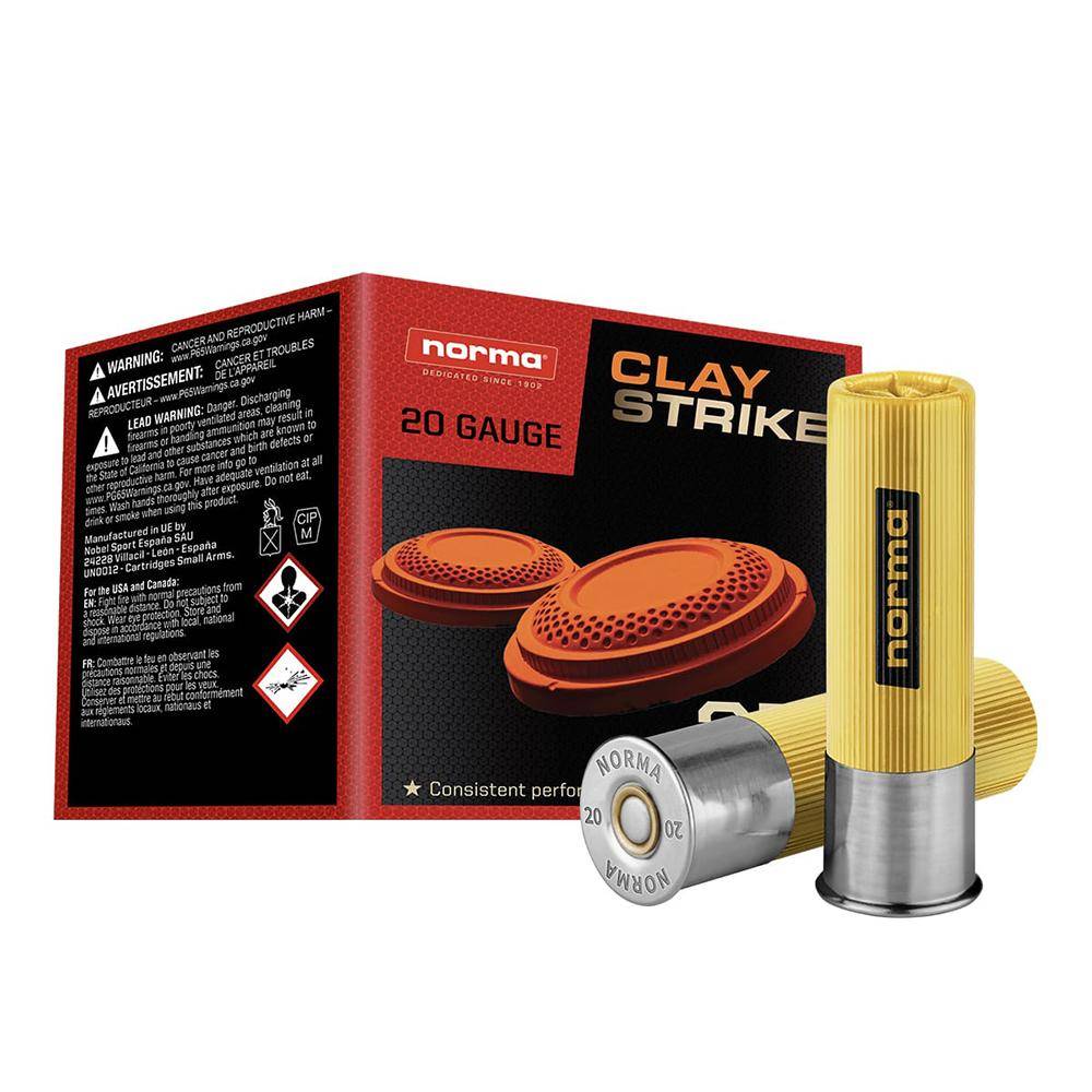 Norma 20 gauge clay target shotgun shells
