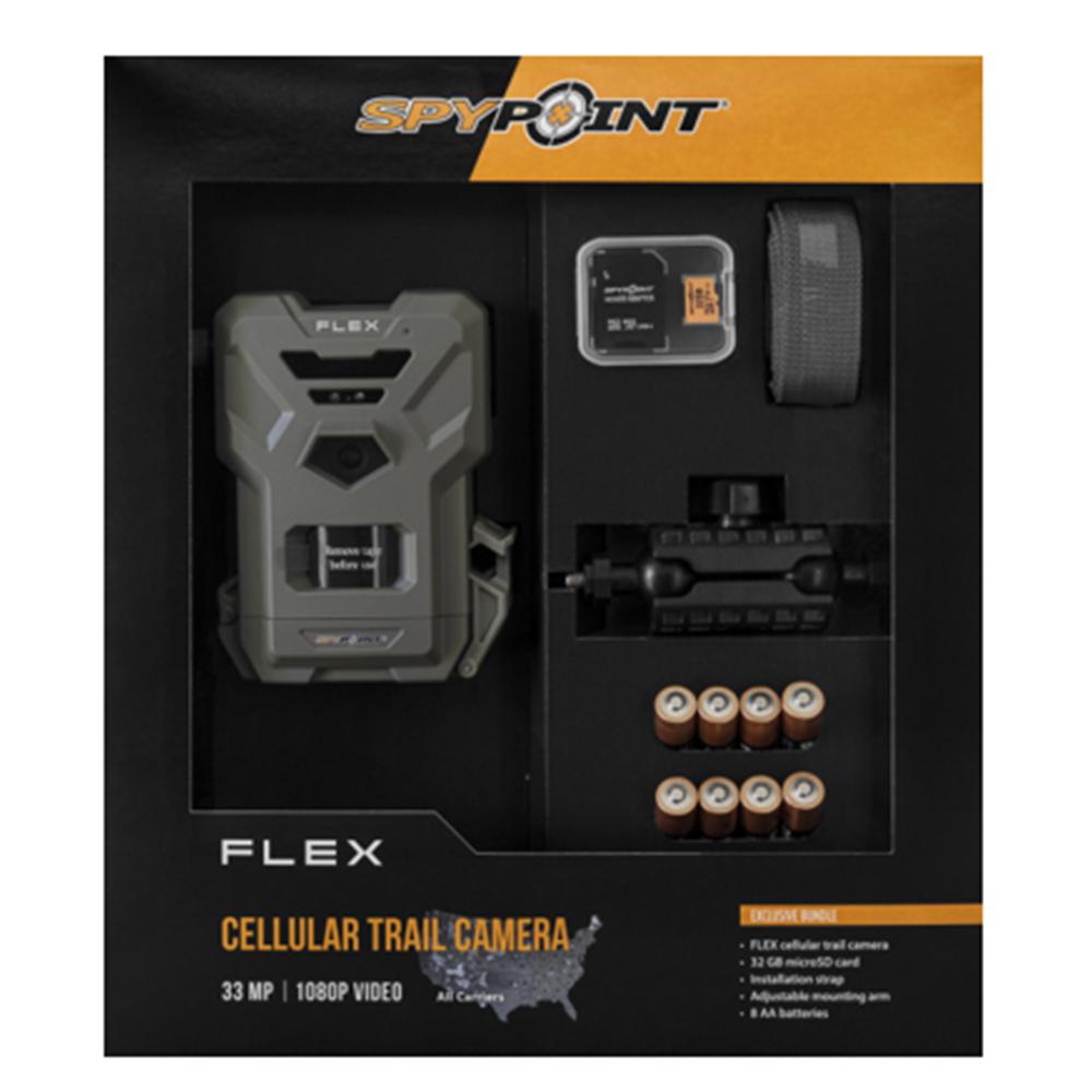 SPYPOINT FLEX cellular trail camera bundle kit