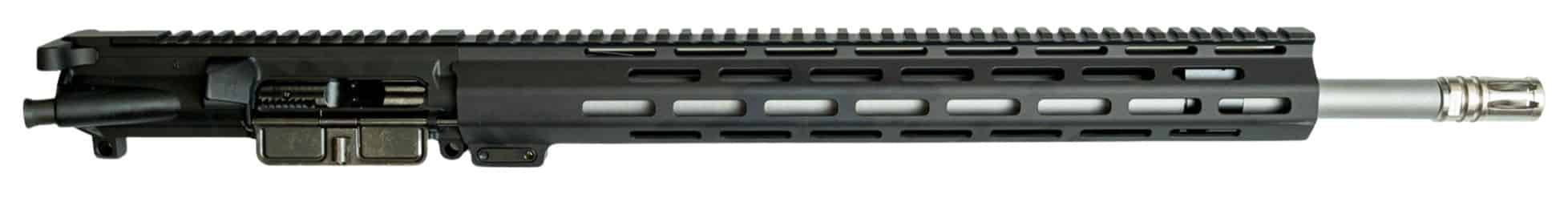 AR-15 style upper receiver assembly with barrel