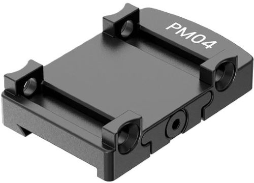 Black metal PM04 mounting base plate