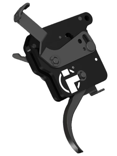 Black metal firearm trigger assembly component