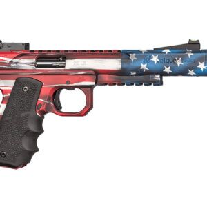 Custom American flag themed .22 caliber pistol