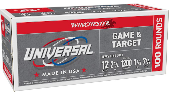 Winchester Universal Game & Target shotgun shells box