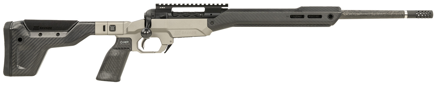 Savage bolt-action precision rifle with carbon-fiber stock
