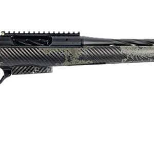 Carbon-fiber bolt-action rifle with long barrel