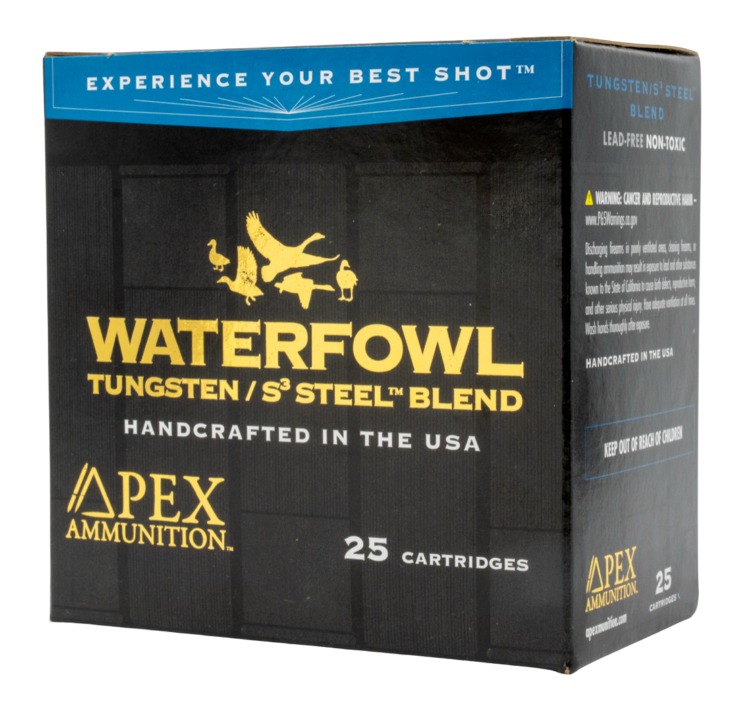 Apex Waterfowl tungsten steel blend ammunition box
