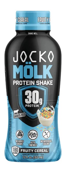 Jocko Mölk Fruity Cereal protein shake bottle