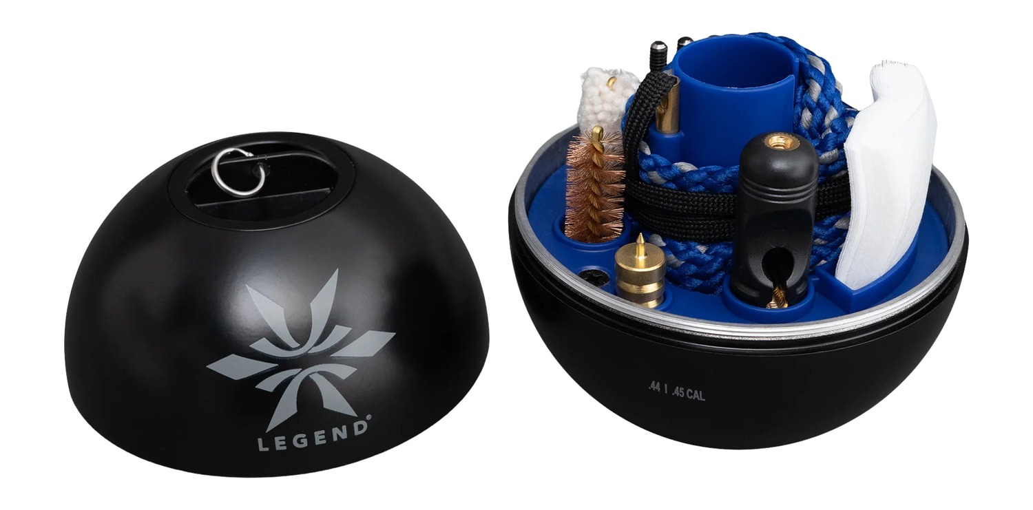 Legend compact .44/.45 caliber firearm cleaning kit