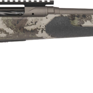 Camouflage Savage semi-automatic rifle with detachable magazine