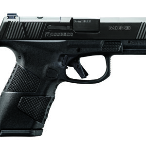 Black Mossberg MC2c semi-automatic pistol on white background