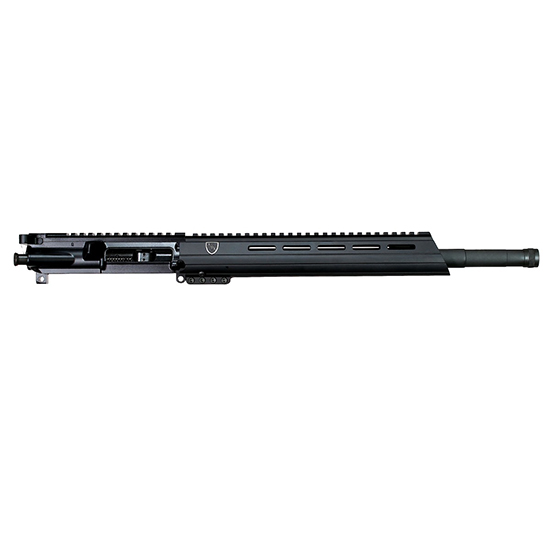 Black rifle upper receiver assembly with handguard and barrel