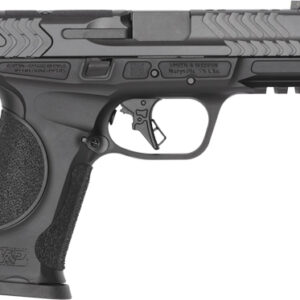 Black Smith & Wesson M&P semi-automatic pistol side view