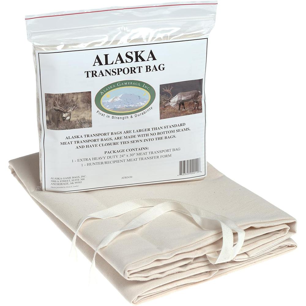 Alaska Game Bags transport bag package with folded canvas bag