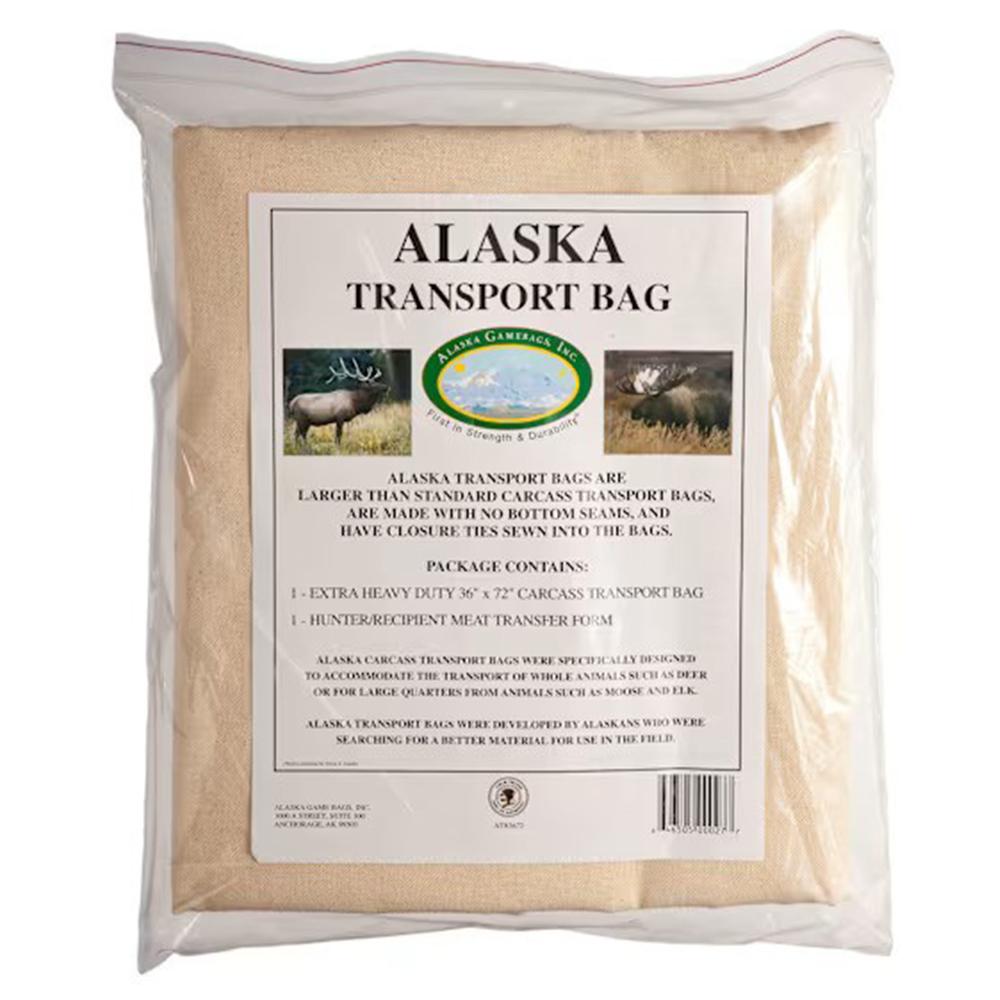 Packaged Alaska Game Bags carcass transport bag