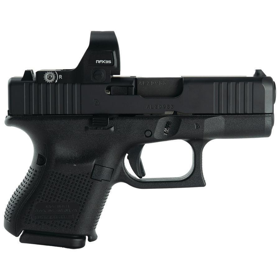https3a2f2fmedia.chattanoogashooting.com2fimages2fproduct2fgluv2650201viri2fglock 26 v 9mm fxd com 10rd w iridian rfx35 green dot gluv2650201viri 0003 right.jpg