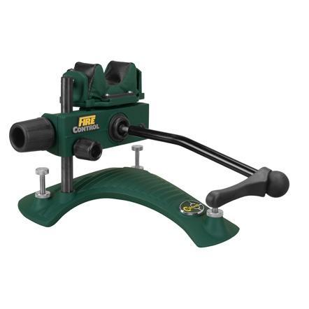 Green Fire Control hose nozzle mounting device