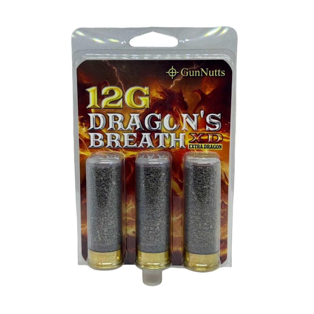 GunNutts 12-gauge Dragon's Breath XD ammunition package