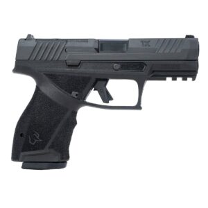 Black Taurus TX semi-automatic pistol side view