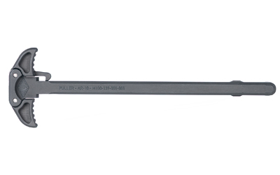 Dark gray adjustable pipe wrench with long handle